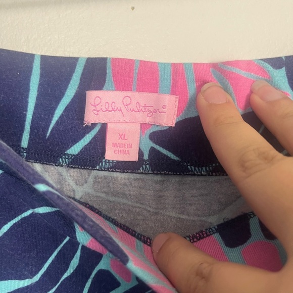 Lilly Pulitzer Under The Palms Marnie Maxi Skirt Size XL Beach Preppy Stretch - Picture 4 of 5